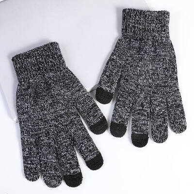 

2019 Winter Gloves Women Men Unisex Knitted Warm Mittens Call Talking &Touch Screen Glove Mittens