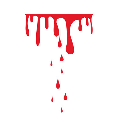 

Red Blood Drops Shopwindow Wall Sticker Decal Halloween Removable PVC Paste Wall Decoration