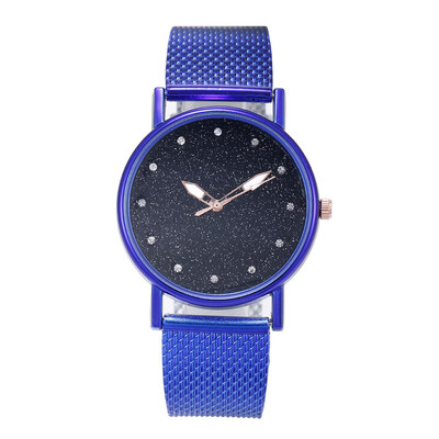 

RM Fashion Luxury Inlay Diamond Starry Dial Quartz Silicone Tape Ladies Watch