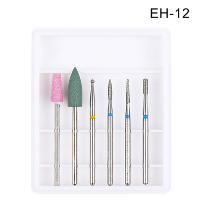 

Gobestart Nail Polishing Head Nail Tool Set 6 Sticks Nail Polisher Accessories 6pcs