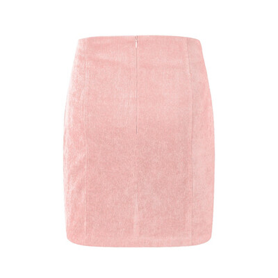 

New Sexy Black Green Yellow Pink Zipper Short Skirt Women High waist Mini Skirt Ladies Vintage Retro Office Casual F1