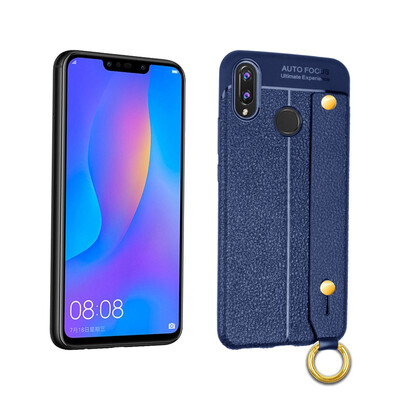 

Goowiiz Phone Case For Huawei Honor 7X9 Lite9 Youth Fashion Leather PU Pattern TPU Soft Wristband Bracket