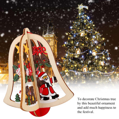 

Wooden Hanging Ornament Decorative Pendant for Christmas Tree Xmas Festival Room DecorationChristmas Tree Hanging Ornament