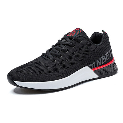 

Flying woven sports shoes mens breathable running shoes tide shoes men