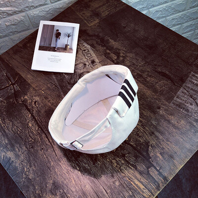 

Fall&Winter Cotton Melon Skin Hat Female Korean Version New Individual Letter Baotou Landlord Hat Men Retro Beret Tide