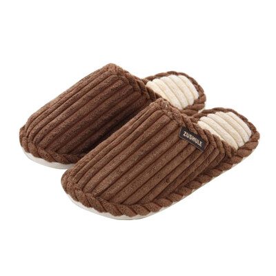 

CHUNNUANYANG Corduroy cotton slippers autumn&winter home 12312