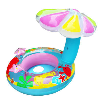 

Baby Kids Inflatable Mushroom-shaped Swimming Ring Colorful Pool Seat Float