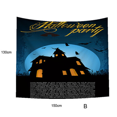 

Toponeto Halloween Beach Cover Up Tunic Tapestry Wallhaning Roomdorm Home Decor