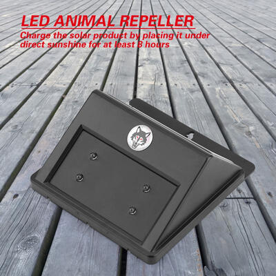 

Greensen Solar Powered Predator Deterrent LED Light Sensor Animal Repeller Outdoor Lamp