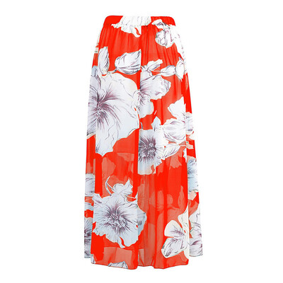 

Roseonmyhand Womens Ladies Casual Print Comfortable High Waist Skirt Long Skirt