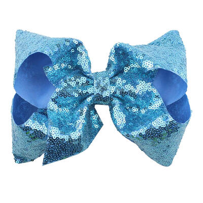 

Sequin Bow Hair Clips Girls Lovely Barrette Hair Bands Princess Hairpins