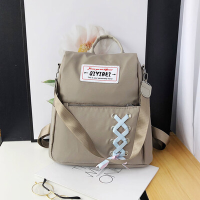 

Tailored Women Fashion Wild Oxford Cloth Mother Student Bag Small Backpack Shoulder Bag