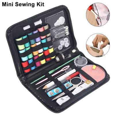 

200 Piece Mini Sewing Kit Thread Scissor Tape Pins Thimble Needle Travel Home