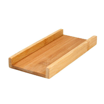

Wall Shelf Bamboo Craft Wall Mounted Wood Rack Kitchen Bathroom Organizer Holder Home Decoration Storage Ledge Shelf