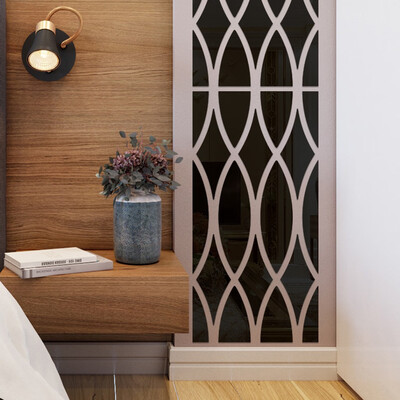 

〖Follure〗1Set 3D Diy Fashion Acrylic Wall Sticker Modern Stickers Decoration