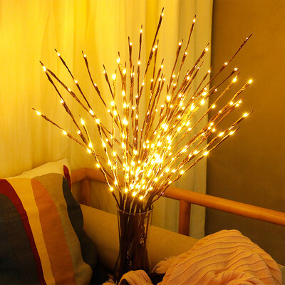

Siaonvr LED Willow Branch Lamp Floral Lights 20 Bulbs Home Christmas Party Garden Decor