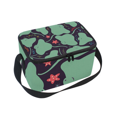 

ALAZA Lunch Box Insulated Lunch Bag Large Cooler Magic Cartoon Pattern Tote Bag