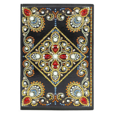 

DIY Mandala Special Shaped Diamond Painting 60 Pages A5 Notebook Diary Book