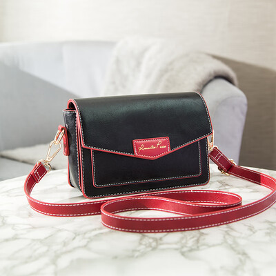

French minority women 2019 advanced foreign gas small square bag with one shoulder oblique satchel ins girl bag