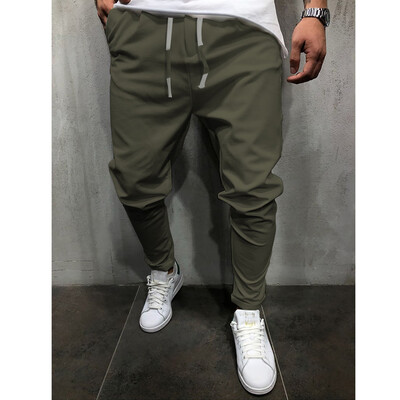 

Gobestart Summer New Fashion Casual Mens Tie With Solid Color Eight-color Pants