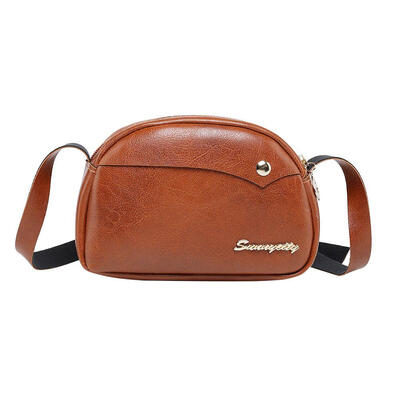 

Vintage PU Leather Sling Shell Messenger Bag Women Shoulder Crossbody Bags