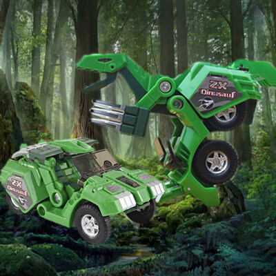 

Siaonvr Childrens Toy Dinosaur Robot Car Anime Figurine Christmas Gift