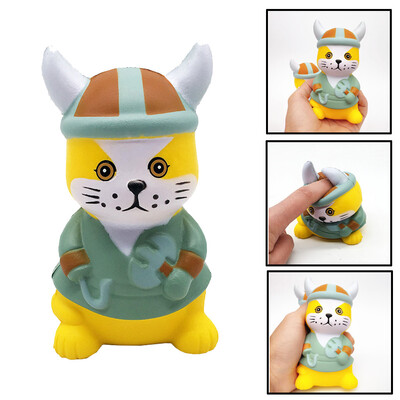 

YIWULAMini Adorable Pirate Cat Super Slow Rising Kids Fun Toy Stress Reliever Toy Gift
