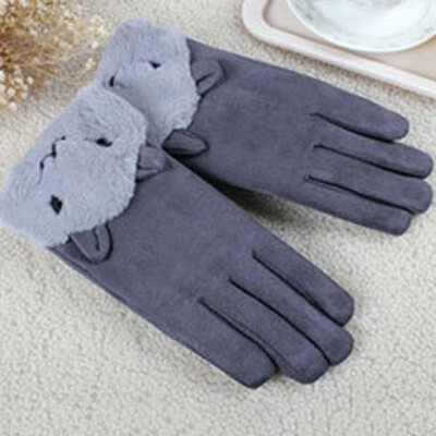 

Full Finger Cute Women Gloves Winter Outdoor Sport Cycling Clothing Touch Screen