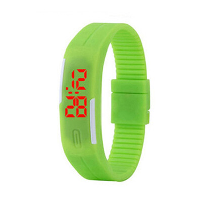 

Korean version of the LED bracelet second generation silicone electronic watch children boys&girls sports silicone electr
