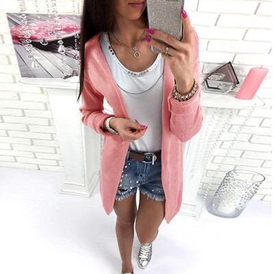 

Toponeto Womens Loose Hollow Casual Long Sleeve Jumper Sweaters Blouse Tops Coat Cardigan