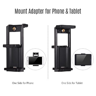 

YUNTENG Multifunctional Phone Stand Mount Adapter with 14-inch Thread for Smartphone Tablet Ipad Compatible with Tripod Monopod