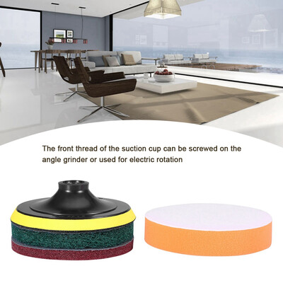 

Greensen Tile Scrubber Metal Polishing Cleaning Pads Brushes Drill Attachment Cleaner Tool with Shaft