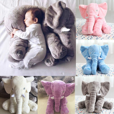 

Lumbar Pillow Soft Plush Stuff Toys Elephant Doll Sleeping Memory Decorative Bedding Animal Pillow