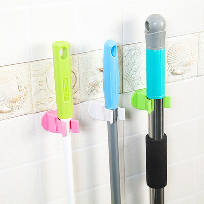

〖Follure〗Wall Mounted Mop Organizer Holder Brush Broom Hanger Storage Rack Kitchen Tool