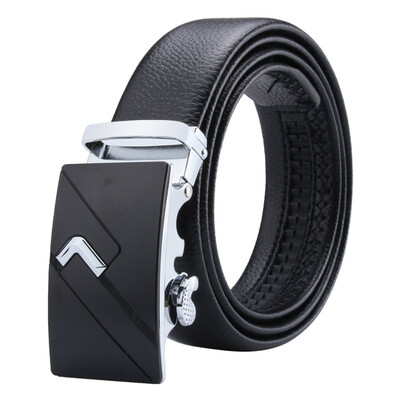 

Danda force cross-border new mens belt nail plate two-piece automatic buckle youth mens belt manufacturers
