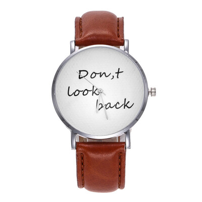 

The Current Popular Factor Dicaihong Dont Look back Letter Watch Kol Saati Montre Femme Zegarki Damskie Reloj De Mujer