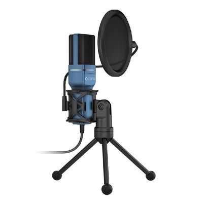 

Yanmai SF-777 Desktop USB Microphone Condenser Microphone with Folding Stand Tripod P-o-p Filter for PC Video Recording