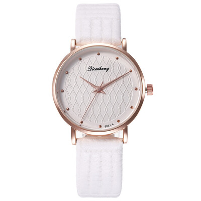 

New ladies creative mesh dial rivet scale quartz watch casual student watch female models