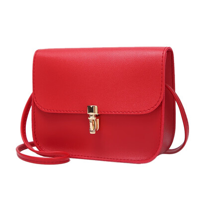 

Female Fashion New Lady Shoulder Clutch Buns Bullet Cover Small Square Bag Sweet Simple Solid Messenger Bags Crossbody