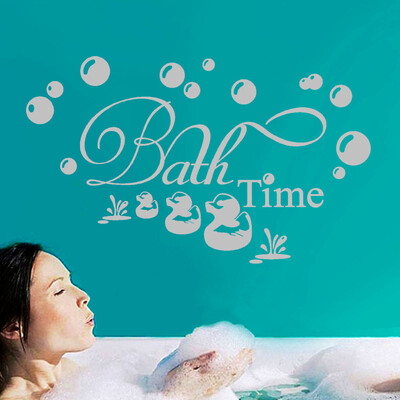 

Toponeto Bath Time Home Decor Wall Sticker Decal Bedroom Vinyl Art Mural