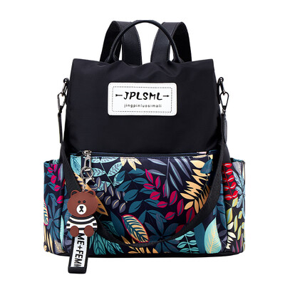 

Womens shoulder bags Korean version of Oxford Simple Anti-theft Backpack Tourist large-capacity Canvas Backpack