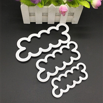 

3D fondant printing mold -3pcs