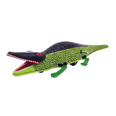 

YIWULATinplate Nostalgic Clockwork Chain Toy Photography Prop Crocodile
