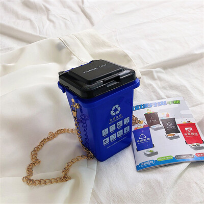 

Tailored Womens Cute Garbage Sorting Bag Trash Can Creative Shoulder Messenger Bag