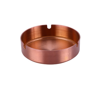

Toponeto Stainless Steel High Temperature Resistant Drop Resistant Round Design Ashtray