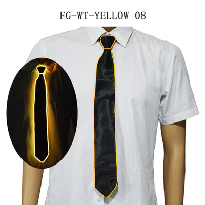 

5 Color Design Light EL Tie Light Up LED Tie Glowing Party Decoration For DJ Bar Club Cosplay Show Halloween