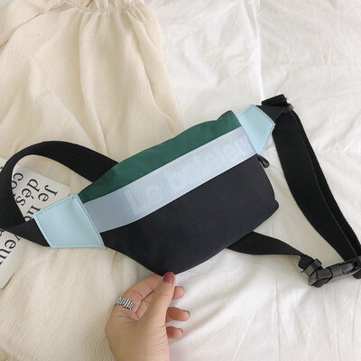

Tailored Women Fashion Patchwork Canvas Shoulder Bag Crossbody Bag Messenger Chest Bags