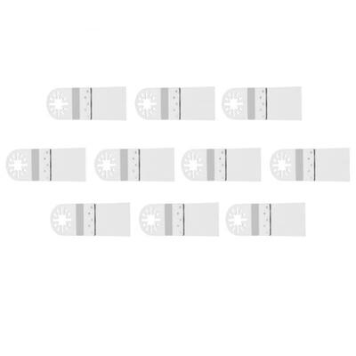 

Greensen 10Pcs 31mm Oscillating Multi Tool Saw Blades Precision Cutting Tool for Metal Wood Plastic