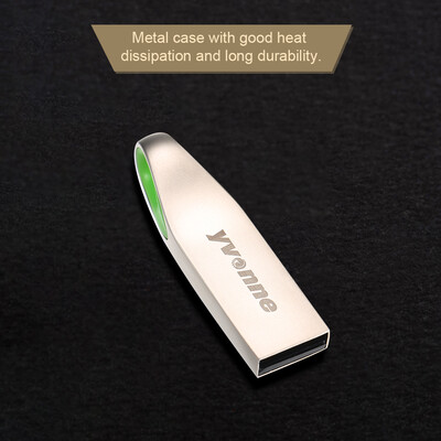 

yvonne Metal USB Flash Drive Pen Drive 64G Memory Stick Pendrives Gift