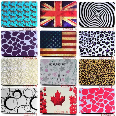 

Ultra Thin Light Weight White Purple Leopard Print Pattern Laptop Hard Case Shell Cover for Apple Macbook Retina 15 154in